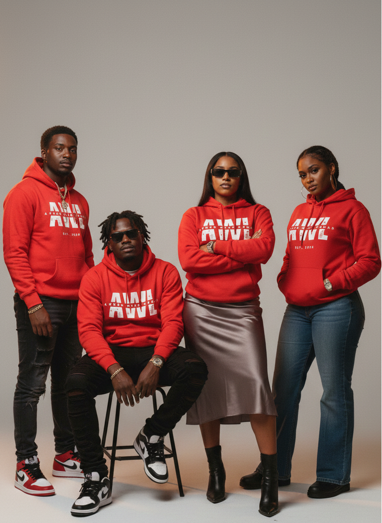 The AWL Fire Red Hoodie