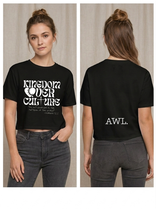 Kingdom Over Culture Cropped Tee