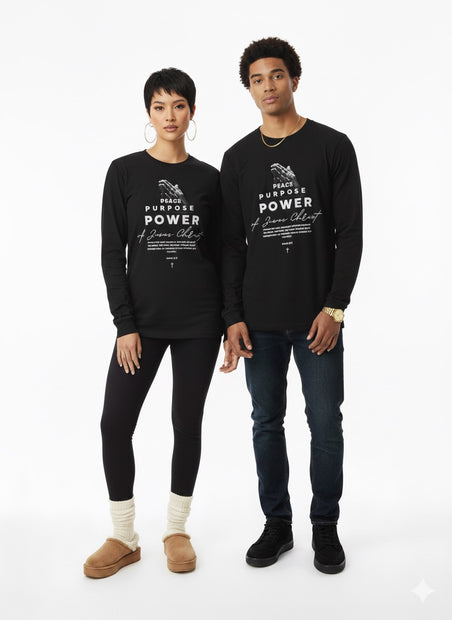 AWL “Peace • Purpose • Power” Long Sleeve Tee